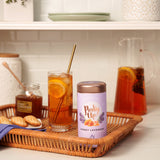 Pinky Up Honey Lavender Rooibos Tea, Caffeine-Free Full Leaf Tea, 15 Sachets