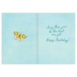 A Year of Wishes Book Stack Birthday Card