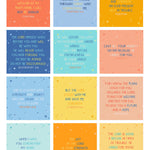 Verses for Strength Bible verse card set with display stand - view 3