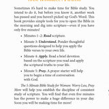 The 5-Minute Bible Study for Women: Worry Less, Pray More