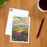 Colorado Oil Painting Greeting Card
