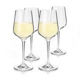 Viski Reserve Inez Crystal Chardonnay Glasses, Set of 4
