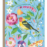 Flora Bird Friendship Card