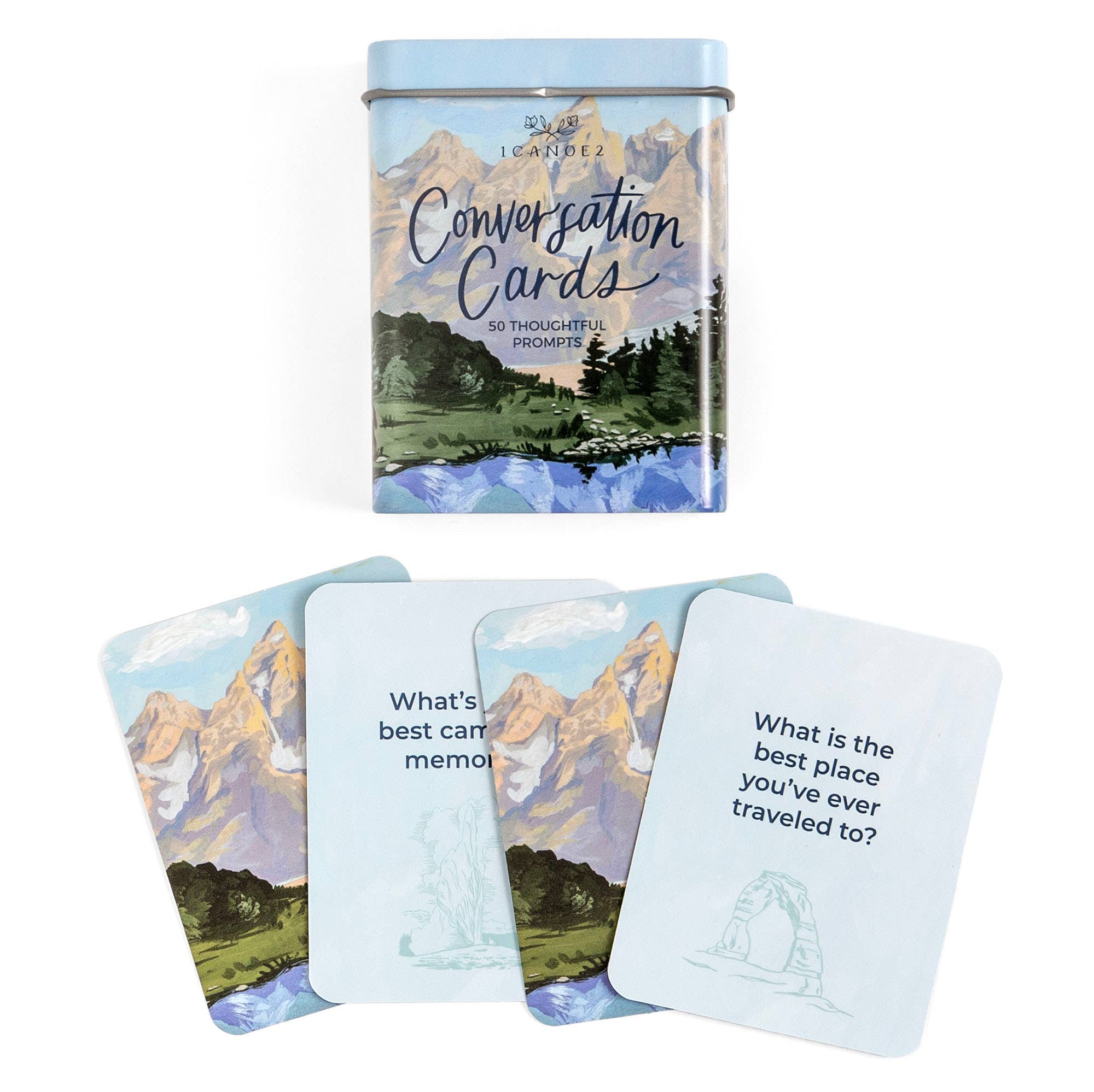 National Parks conversation cards in metal tin, view 5 of 6