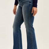 Judy Blue Daisy mid-rise bootcut jeans in Dusk Rider indigo wash