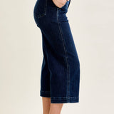 Black Ankle Wide Trouser