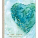 Paw Prints Pet Sympathy Card