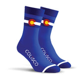 Unisex Crew Socks - Colorado