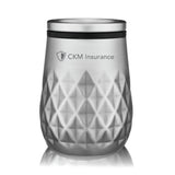 Viski Paragon Stainless Steel Wine Tumbler, Platinum