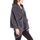 The Coziest Blanket Wrap Charcoal