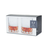 Crystal Whiskey Rocks Glass Set – Scotch Tumblers (Set of 2)