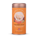 Pinky Up Golden Spice Herbal Tea, Compostable Pyramid Sachets, 15 Ct