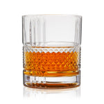 Viski Revolve Spinning Crystal Rocks Glass