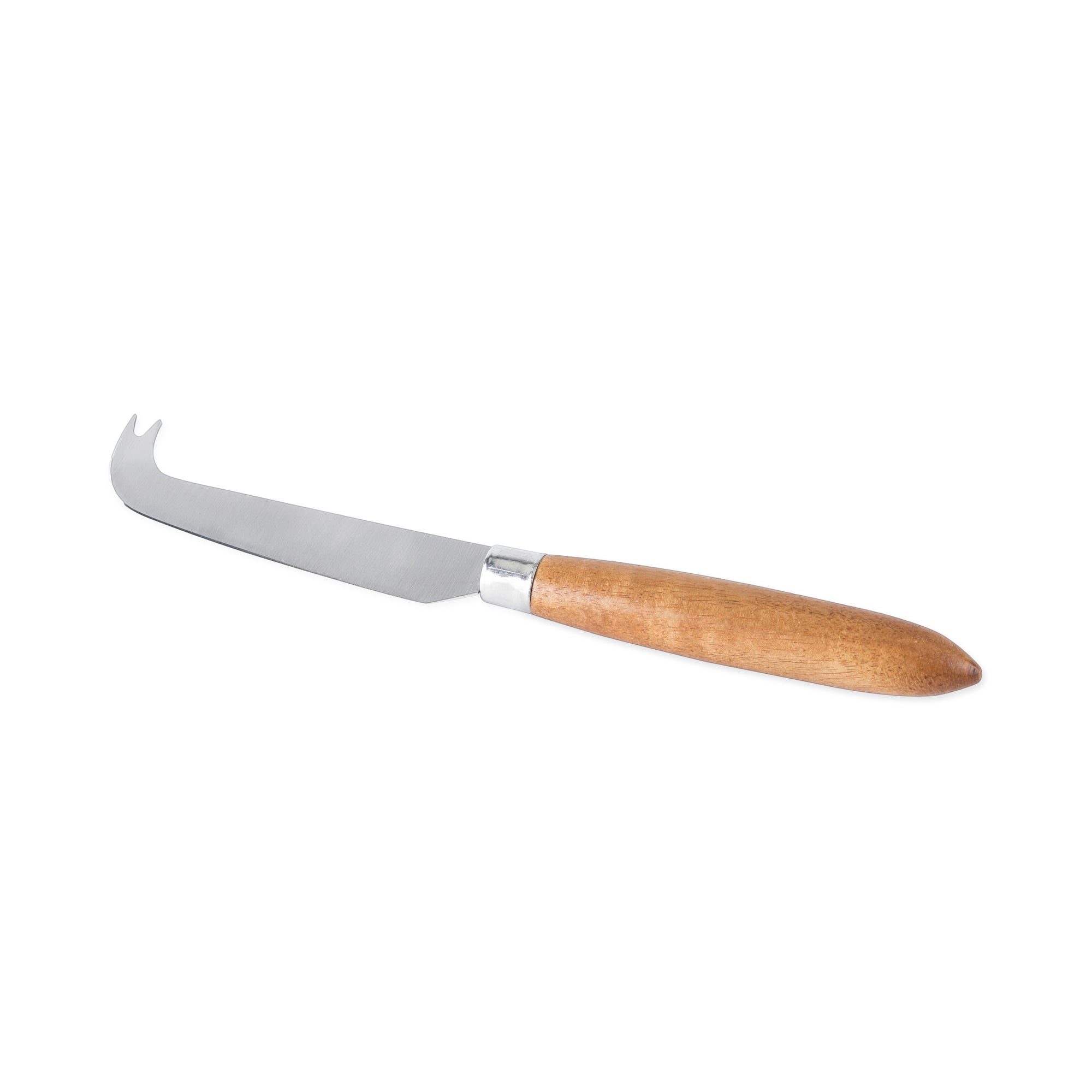 Twine Hard Cheese Knife, acacia wood and stainless steel blade