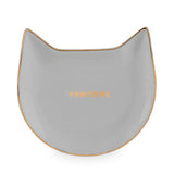 Pawsome Gray Ceramic Tea Tray