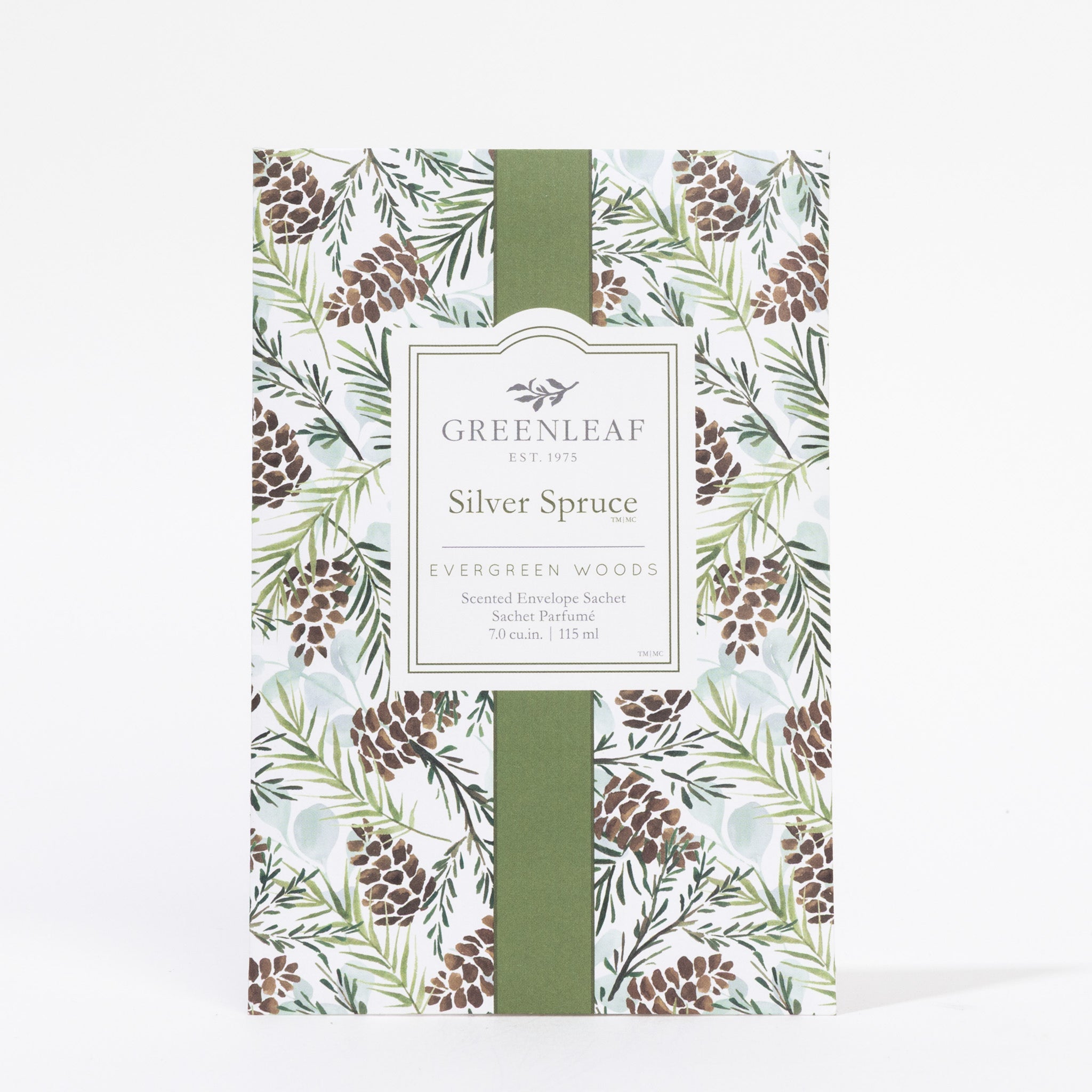 Greenleaf Silver Spruce scented sachet