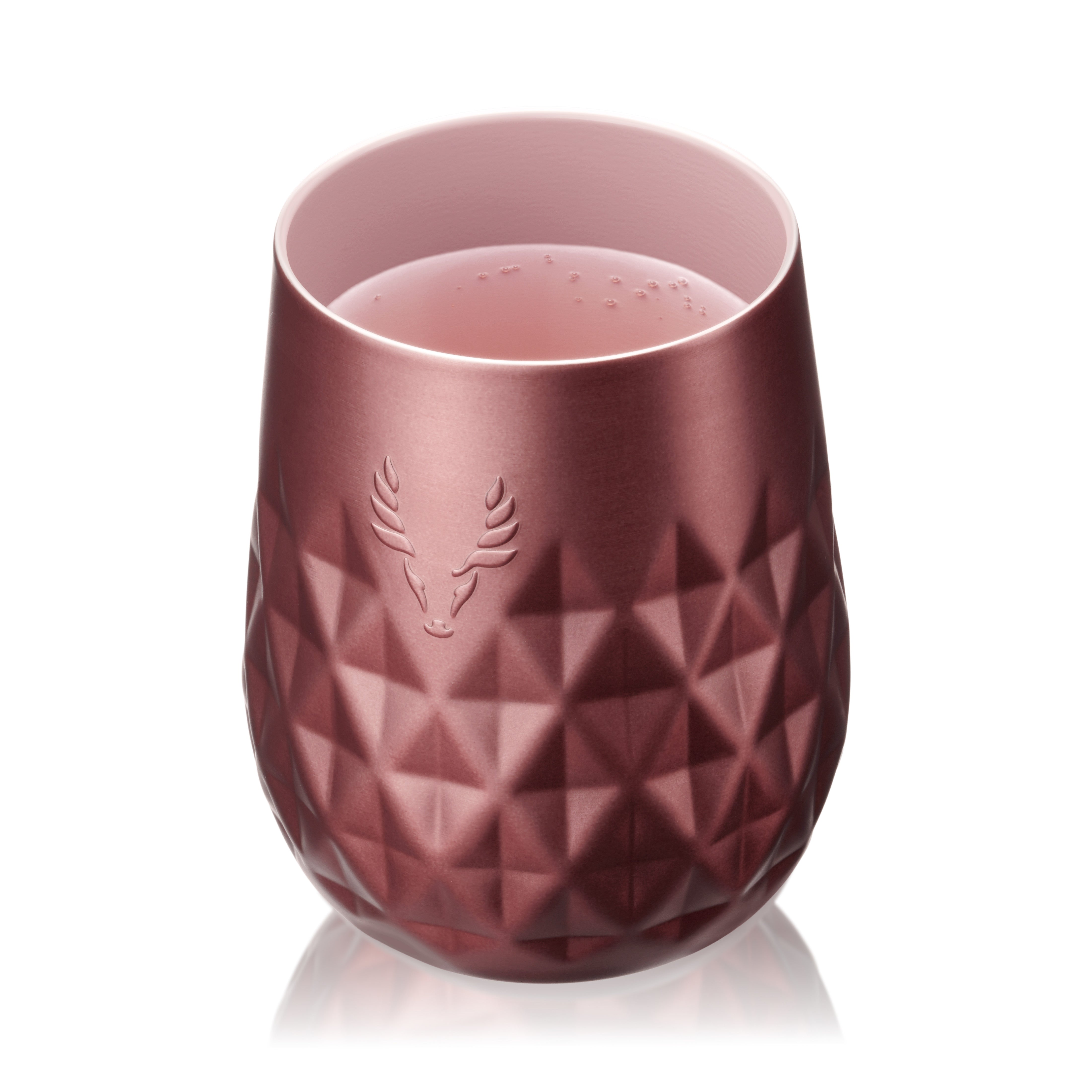 Viski Paragon Wine Tumbler, Rose, 12 oz