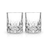 Crystal Whiskey Rocks Glass Set – Scotch Tumblers (Set of 2)