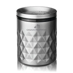 Viski Paragon Stainless Steel Rocks Tumbler, Platinum