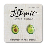 Kawaii Avocado Earrings - 39 North CO 