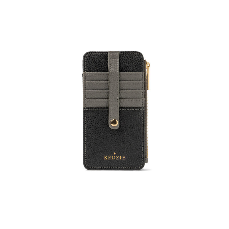 Kedzie Essentials Only Zippered Wallet - Black