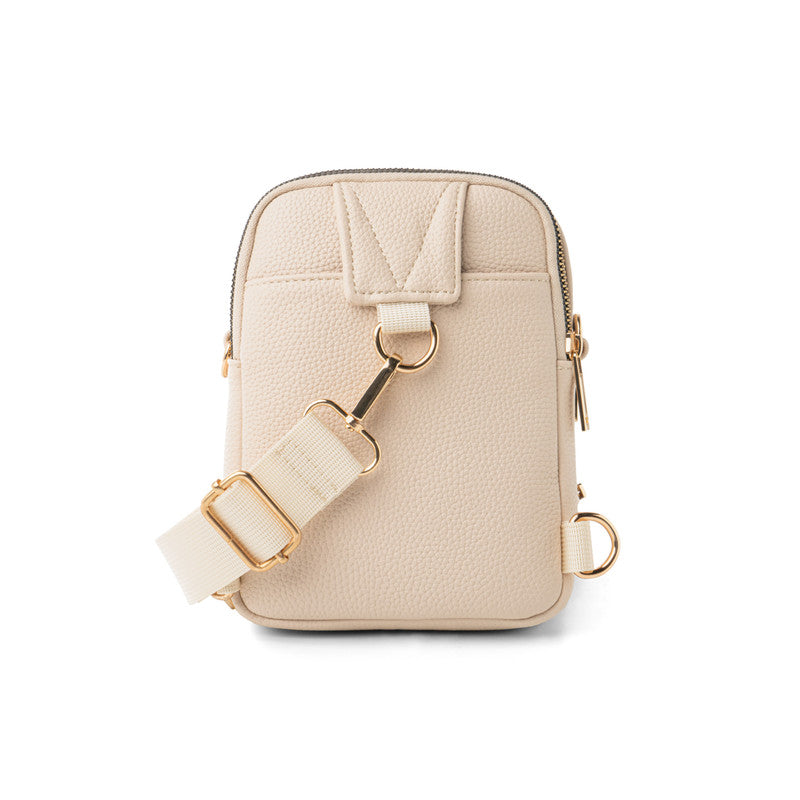 Kedzie Solstice Convertible Crossbody - Cream, back