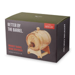 Foster & Rye Wooden Whiskey Barrel Drink Dispenser