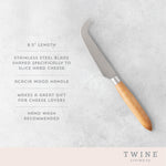 Twine Hard Cheese Knife lifestyle shot