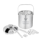 True Double-Wall Stainless Steel Ice Bucket with Tongs