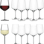 Spiegelau Style Red and White Wine Glasses, Set of 12