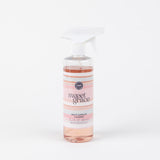 Bridgewater Sweet Grace multi-surface cleaner in a clear spray bottle with pink liquid and a white trigger nozzle, on a white background