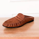Margot Slide Loafer in Chocolate