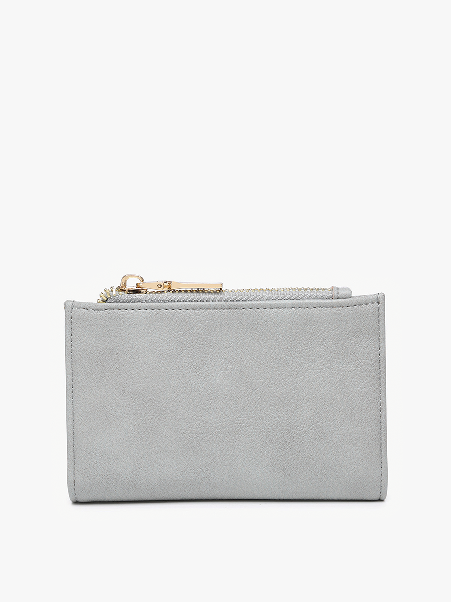 Zara RFID-Blocking Wallet in Dusty Blue