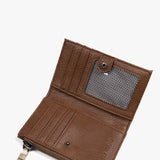 Zara RFID-Blocking Wallet – Berry Compact Vegan Leather Card Holder & Organizer