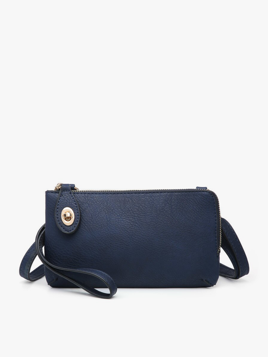 Kendall Crossbody Wristlet - Navy