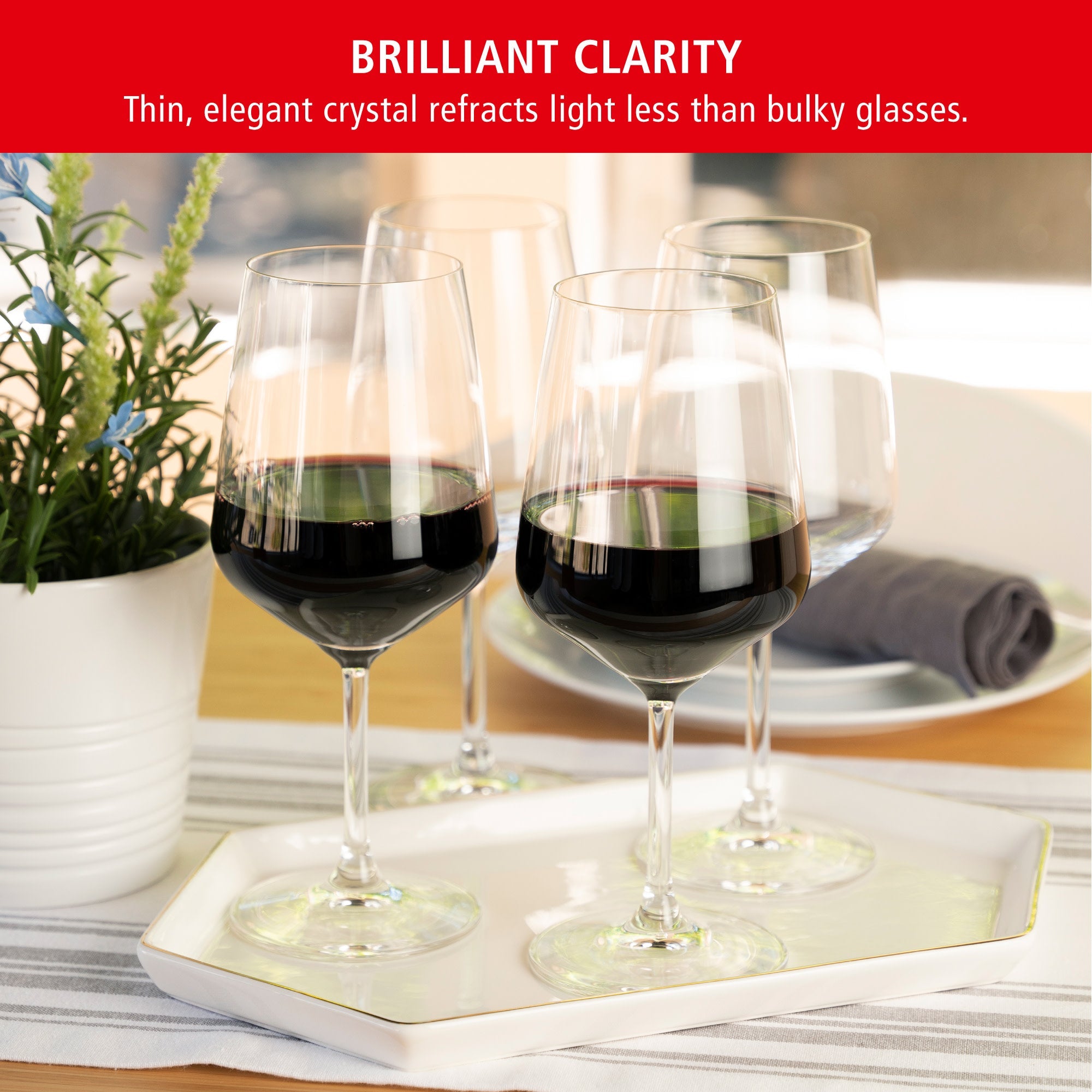 Spiegelau Style Red and White Wine Glasses, Set of 12