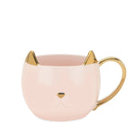 Chloe Pink Cat Ceramic Mug by Pinky Up, 12 oz