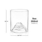 Mountain Themed Crystal Tumblers - 39 North CO 