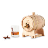Foster & Rye Wooden Whiskey Barrel Drink Dispenser