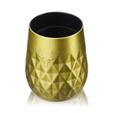 Viski Paragon Wine Tumbler, Gold, 12 oz