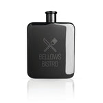 Viski Gunmetal Stainless Steel Hip Flask