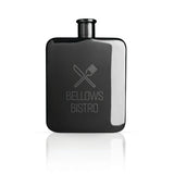 Viski Gunmetal Stainless Steel Hip Flask