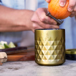Viski Paragon Rocks Tumbler, Gold, 12 oz