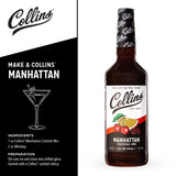 Collins Manhattan Cocktail Mix, Brown Sugar, Cherry & Orange Juice, 32 oz