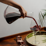 Viski Raye Angled Crystal Wine Decanter, 60 oz