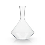 Viski Raye Angled Crystal Wine Decanter, 60 oz