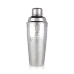 Viski Irving Hammered Stainless Steel Cocktail Shaker, 24 oz
