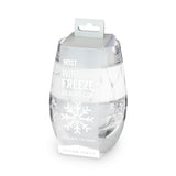 HOST Wine FREEZE Cooling Cup, Insulated Wine Chiller, Marble, 8.5 oz