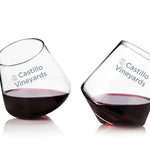 Viski Rolling Crystal Wine Glasses