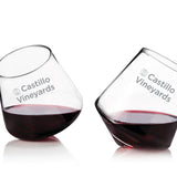 Viski Rolling Crystal Wine Glasses